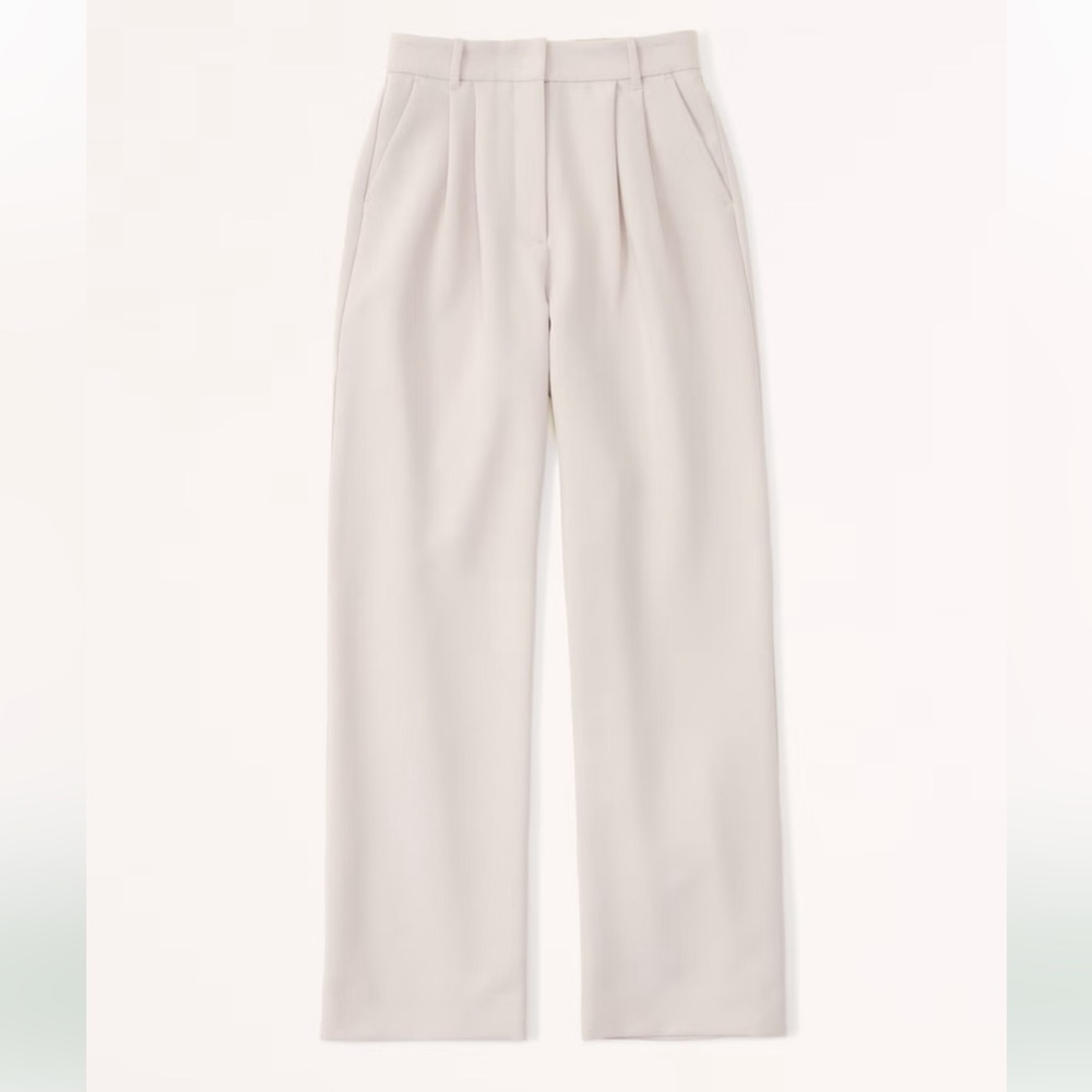 A&F Sloane Tailored Wide Leg Pant